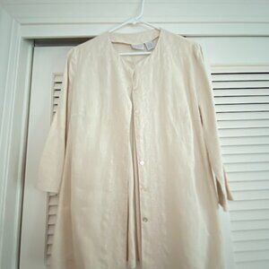 Linen jacket/topper